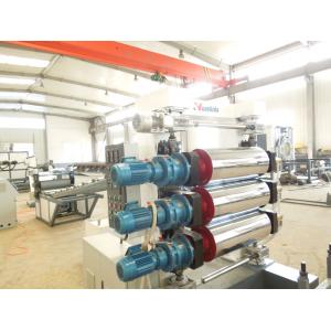 China 100kw-200kw PLC Control Plastic Extrusion Line For PP/HDPE Sheet Making supplier