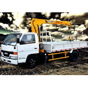 China Best Selling Weight Transportation Boom Truck Mounted Crane , 4.2 T.M 2.1 ton supplier