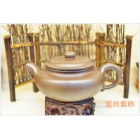 China Catering Antique Brown Yixing Zisha Teapot Handmade 600ml For Drinking on sale