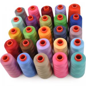 China 40/2 Custom 100 Spun Polyester Sewing Thread AAA GRADE 20/2 20/3 20/6 20/9 supplier