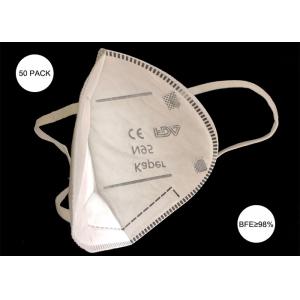 China Soft N95 Disposable Face Mask Respirator FFP2 2 Layers Melt Blown Cloth supplier