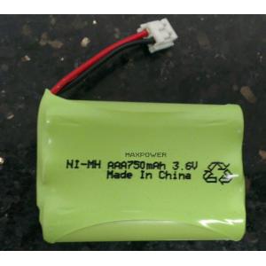 China Ready To Use AAA750 Nimh Battery Packs 3.6V For Baby Monitor supplier