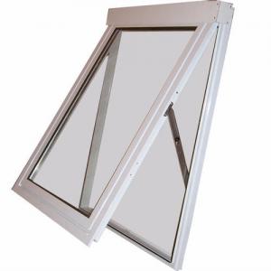 Clear Tempered Glazed Awning Aluminum Window , Anodising Swing Open Window
