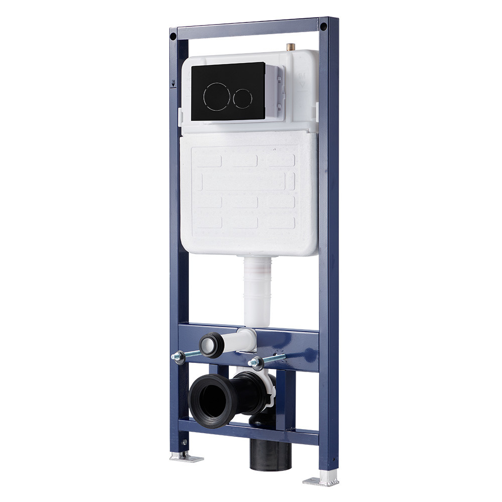 Standard Push Button Concealed Toilet Cistern Adjustable Flush Volume