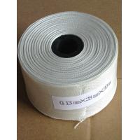 China Plain Weave Glass Cloth Insulation Tape White Paraffin Thermal Insulation on sale