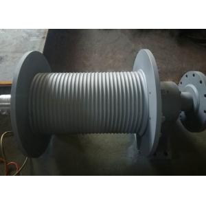China Zinc Rich Primer Painting Cable Winch Drum For Hoist And Towing Winch supplier