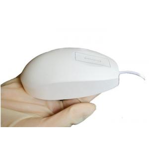 Anti Bacterial Black / White Wireless Mouse , Medical Ergonomic Computer Mouse