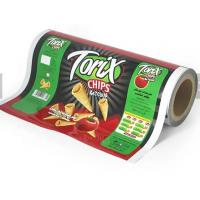 China Industrial Laminated Roll Film Glossy CMYK Food Packaging Film Roll on sale