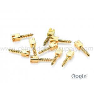China Golden Plated Dental Screw Post / Pin in Bulk , tooth dental implant screw supplier