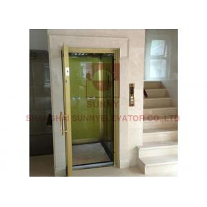 500kg Load Roomless Villa Elevator Lift With Gearless Traction