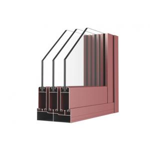 China Powder Painted Aluminum Window Extrusion Profiles For Sliding Window With 6063 T5 supplier