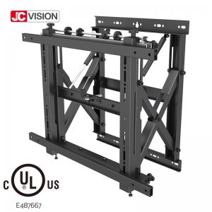 Full Service Push Out TV Wall Mount Bracket Cold Rolled Steel Powder Black