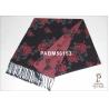 Machine Printed Woven Silk Scarf Floral 120g For Woman