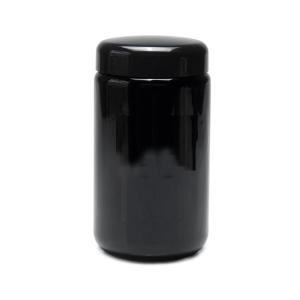 China Flower Packaging Black Glass Containers 4oz Flower Uv Glass Jar Custom Container supplier