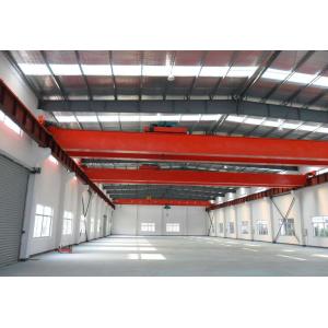 Wind Resistant Electrical 5T Double Beam Bridge Crane In Warehouse