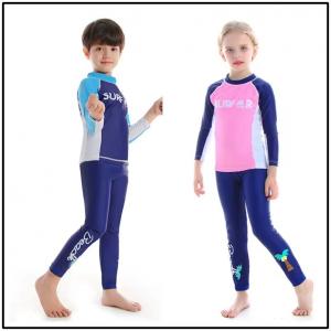 China 3-13 Years Old Boys Swimwear Sets  Long Sleeved Handsome Children'S Diving Suit supplier