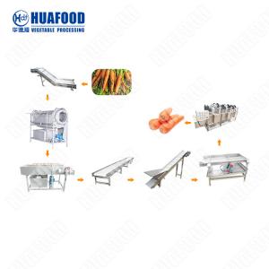 China High Speed Line Vegetable Roller Cleaning Carrot Potato Cutting Washing And Peeling Machine supplier