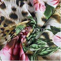 China Floral Recycled Swimwear Fabric Bathing Trunks Compression Lining on sale