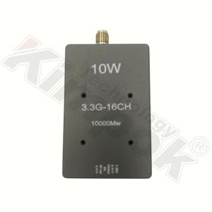China 10W High Power 3.3G VTX UAV Video Transmitter 3.3Ghz FPV VTX Support IRC Tramp Protocol RC Drone wholesale