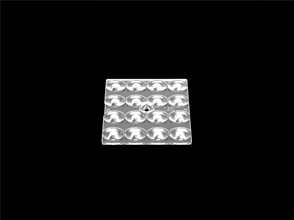 China High Brightness LED Collimator Lens , Square Shape LED Light Lens on sale