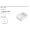 China Modern Design Artistic Basin Ceramic Countertop Hand Wash Basin in Sanitary Ware Ceramic Hand Wash Basin and Bathroom Sink wholesale