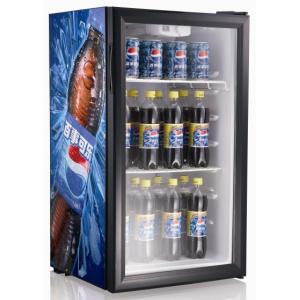 98LTable top Glass Door Mini Refrigerator with Compressor picnic refrigerator SC98