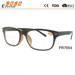 New arrival and hot sale of plastic  bifocal reading glasses suitable for women and men