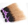 7A Grade Real Ombre Human Hair Extensions , Deep Wave Ombre Real Hair Extensions
