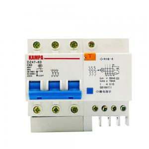 DZ47LE 3P+N 63A 380V Small earth leakage circuit breaker DZ47LE-63A Household leakage protector switch RCBO
