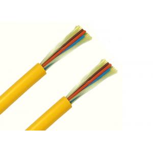 Multi Core Indoor Fiber Optic Cable , SM Breakout Single Mode Fiber Optic Cable