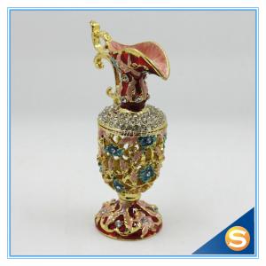 China Hot Sale Vase Trinket Box Crystal Hollowed-out Jewelry Box SCJ593 supplier