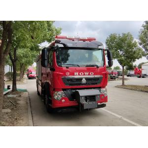 China 213KW 8 Ton Water and Foam Tender Fire Truck with Front Rescue Tow Hook supplier