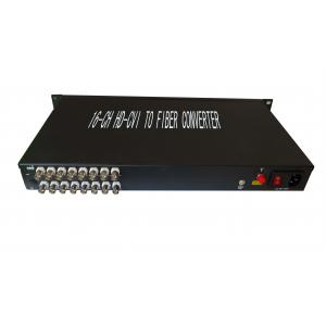 HD-CVI over fiber multiplexer,16-ch HD-CVI video to fiber converter,for 720P/1080P Camera