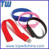 China Colorful Easy to Carry Silicon Wristband Thumb Drives 2GB 4GB for Gifts with Logo Printing wholesale
