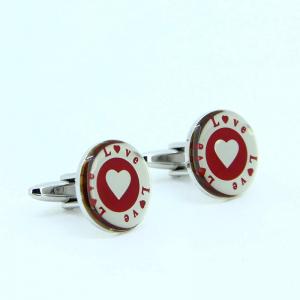 China High Quality Fashin Classic Stainless Steel Men's Cuff Links Cuff Buttons LCF05 supplier