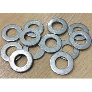 China Hot Dip Galvanized Metal Flat Washers , Precision Flat Ring Gasket 4.8 8.8  Grade supplier