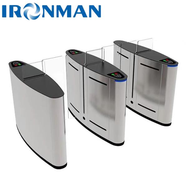 Face Recognition Fully Automatic Sliding Gate Turnstile Access Control For Gyms