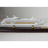 Holland Yacht Toy Cruise Ship Model With Single Piece Assembly Anchor Material