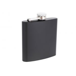 Matte Black Paint Kitchen Household Items 6oz Small Drinking Flask