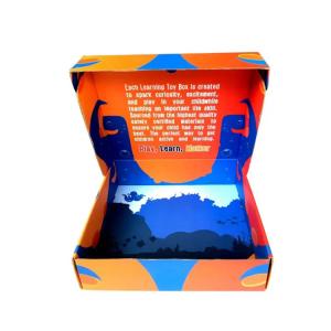 OEM Corrugated Cardboard Logo Custom Subscription Box Packaging For Toys
