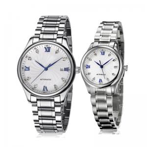 China Fashion Stainless steel Automatic/ Quartz Wristwatch，High Quality OEM Couple  Wrist Watch,Promotion watch supplier