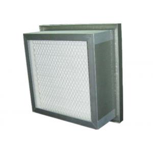 China Industrial Ducted Pleated Air Filters , Aluminum Frame Fiberglass Air Filters supplier