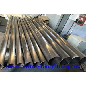 China 6 - 12m Length Copper Nickel Alloy 90/10 Pipe For Water Heater DN50 STD supplier