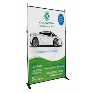Advertising Outdoor Adjustable Banner Stands Digital Printing Heavy Duty