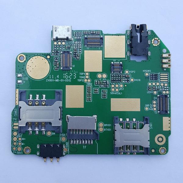 FR4 4layer 2OZ 3U'' HDI Printed Circuit Boards Blind Via PCB Burried Vias