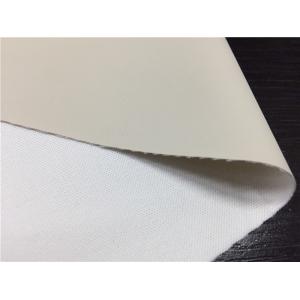 Light Grey Color 0.45mm Pu Synthetic Leather Waterborne Pu Polyester Backing Fabric