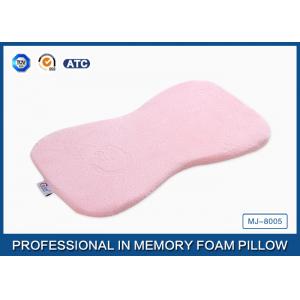 China 無毒な通気性の記憶泡の赤ん坊の枕頭部サポート、ジャカード ベロア カバー supplier