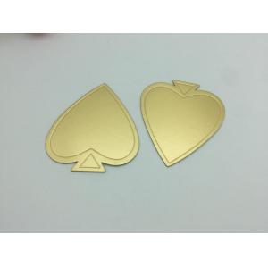 Embossed Foil Scalloped Heart Shaped Cake Boards Moisture Proof Anti - Curl