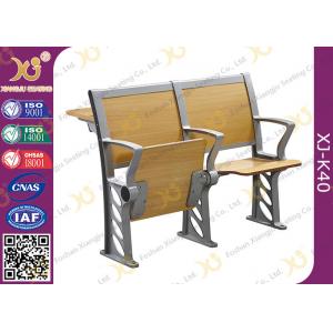 China Folded Three Person College Desk And Chair Set For Student supplier