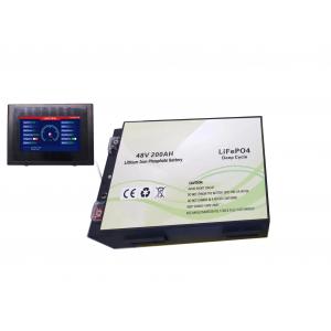 High Safety 200Ah 48V Lithium Battery Pack For Boat Marine Electric Vehicles With LCD Screen